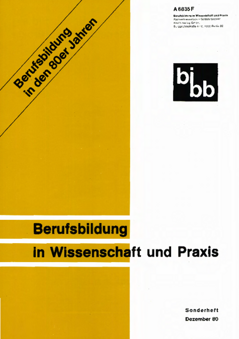 Coverbild: Das Duale System im Übergang zur Pluralität der Lernorte