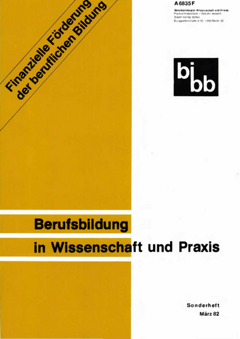 Coverbild: Mischfinanzierung der Berufsausbildung