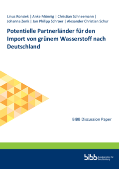 Coverbild: Potentielle Partnerländer für den Import von grünem Wasserstoff nach Deutschland