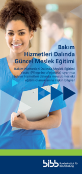 Coverbild: Flyer Pflegeausbildung aktuell (Türkisch)