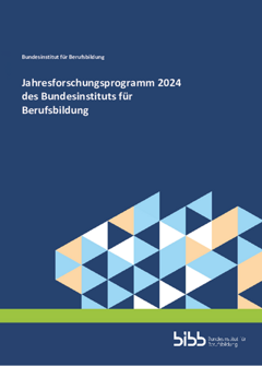 Coverbild: Jahresforschungsprogramm 2024 des Bundesinstituts für Berufsbildung