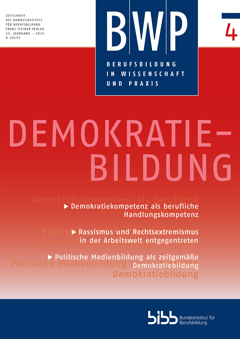 Coverbild: Democracy education - What can vocational training contribute?