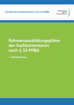 Coverbild: Rahmenausbildungspläne der Fachkommission nach § 53 PflBG