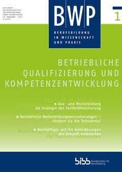 Coverbild: Seeking and securing … and then losing it again – findings relating to training places which are unfilled due to premature contract dissolutions