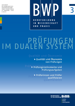 Coverbild: Training pathways and training requests of examiners in the dual system