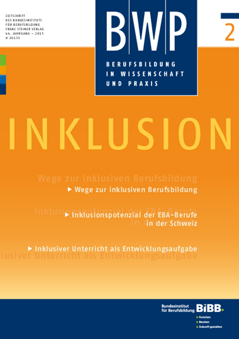 Coverbild: Routes to inclusive vocational education and training