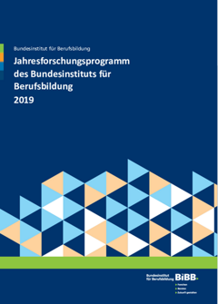 Coverbild: Jahresforschungsprogramm des Bundesinstituts für Berufsbildung 2019