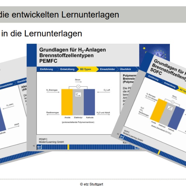 Ausschnitt der Präsentation "Wasserstoff und Brennstoffzellen in der beruflichen Bildung „Was gab es bereits früher …“"