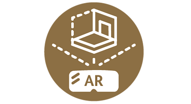 Projekt-Icon: Darstellung einer AR-Anwendung 