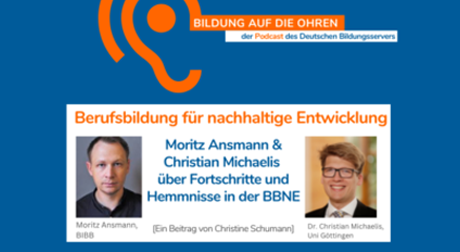 Neuer Podcast: Fortschritte und Hemmnisse in der BBNE