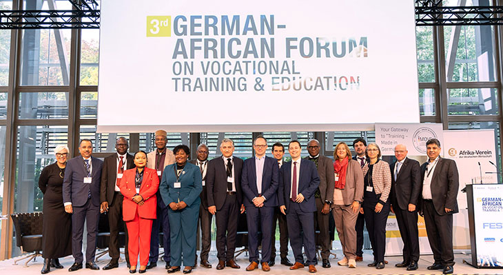 Participants of the 3rd German-African Forum on Vocational Training and Education.